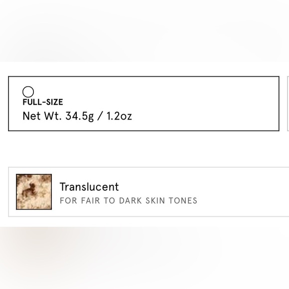 ONE/SIZE ULTIMATE
BLURRING SETTING POWDER FULL-SIZED-RICH PEACH - Picture 6 of 6